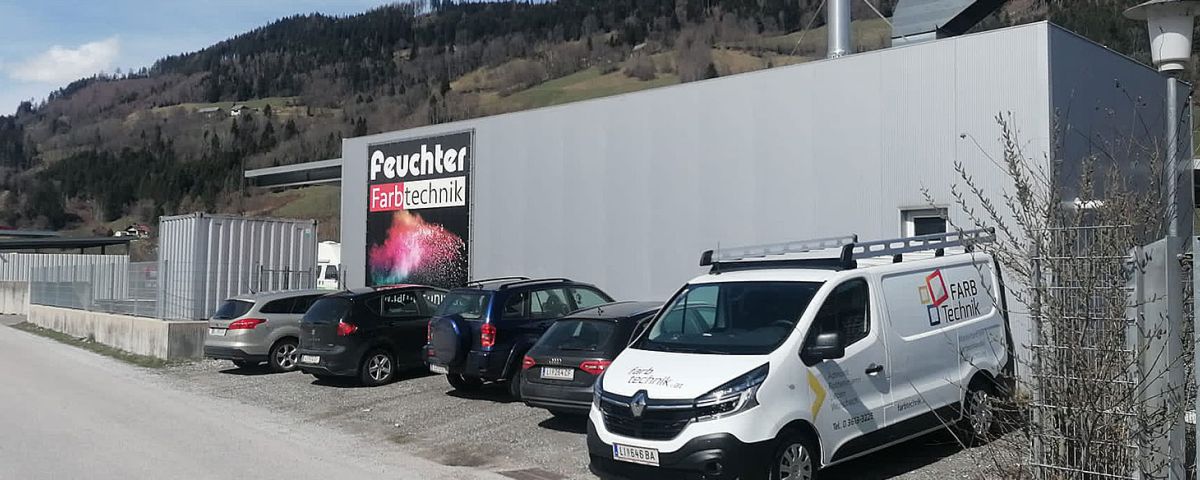 Feuchter Farbtechnik Gebäude Rottenmann